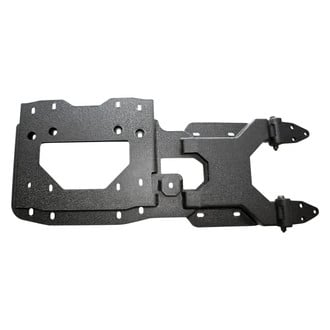 TrailFX® - Black Powder Coated Spare Hinge Tire Carrier