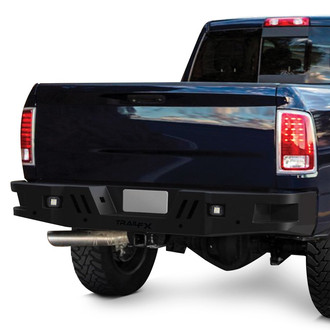 TrailFX® - Full Width Black Powder Coated Rear HD Bumper