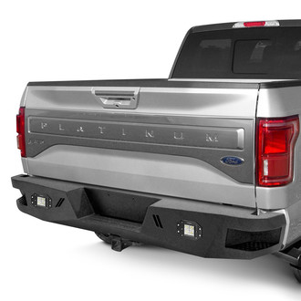 TrailFX® - LD Full Width Black Powder Coated Rear HD Bumper