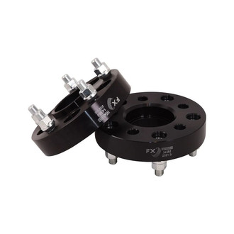 TrailFX® - Black Anodized 6061-T6 Aluminum FX Wheels Line Hub Centric Wheel Adapters
