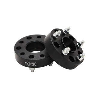 TrailFX® - Black Anodized 6061-T6 Aluminum FX Wheels Line Hub Centric Wheel Spacers
