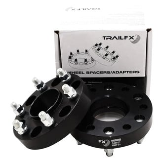 TrailFX® - Black 6061-T6 Aluminum FX Wheels Line Hub Centric Wheel Spacers