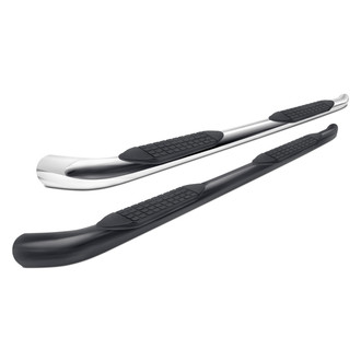 TrailFX® - 3" Cab Length Round Step Bars with 60 Degree Bent End