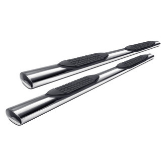 TrailFX® - 4" Polished Oval Straight Side Steps