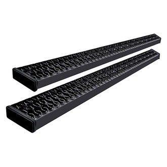 TrailFX® - 6.5" Aggressive Series Cab Length Black Running Boards