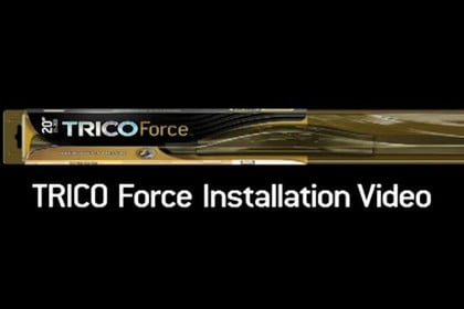 Trico® - Force™ Wiper Blade Large Hook Installation