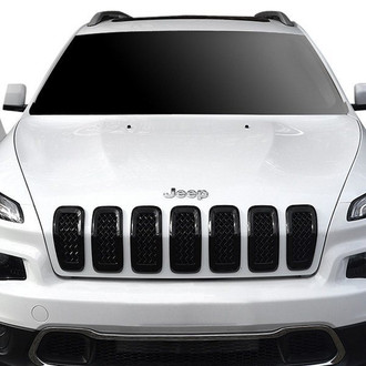 Trim Illusion® - 7-Pc Gloss Black Mesh Main Grille