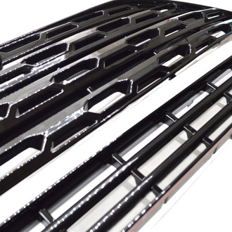 Trim Illusion® - 2-Pc Gloss Black Main and Bumper Grille Kit
