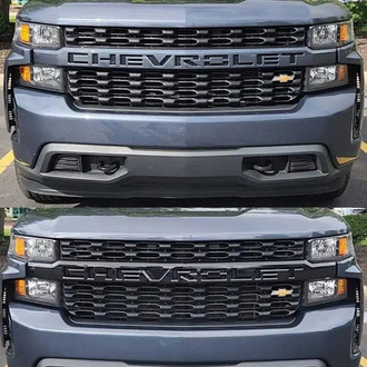 Trim Illusion® - 2-Pc Gloss Black Main Grille
