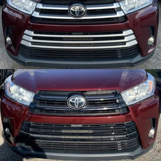 Trim Illusion® - 6-Pc Gloss Black Main Grille