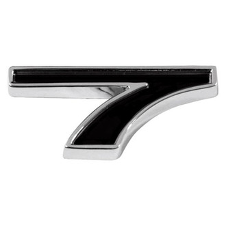 Trim Parts® - Black Generic Number "7"