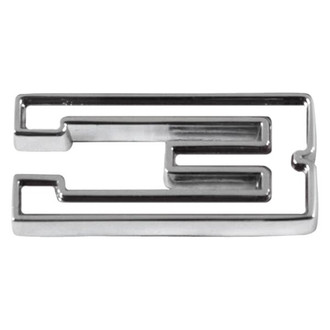 Trim Parts® - White Generic Number "3"