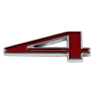 Trim Parts® - Red Generic Number "4"