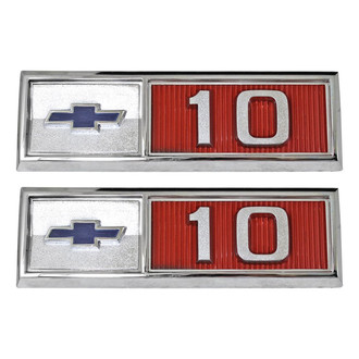 Trim Parts® - "Bowtie 10" Front Fender Emblems