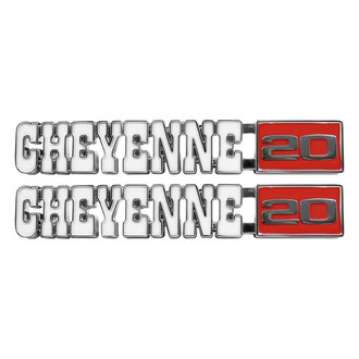 Trim Parts® - "Cheyenne 20" Front Fender Emblems