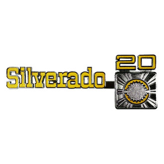 Trim Parts® - "Silverado C20" Front Fender Emblems