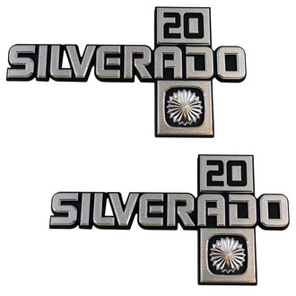 Trim Parts® - "Silverado 20" Fender Emblems