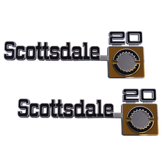 Trim Parts® - "Scottsdale 20" Fender Emblems