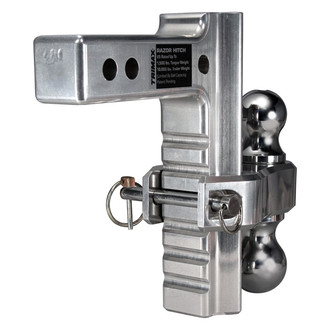 Trimax® - Class 4 Razor Rp Aluminum Adjustable Dual Ball Mount for 2" Receivers
