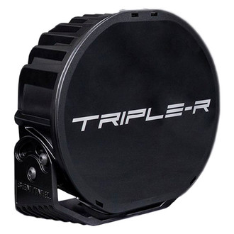 Triple-R® - 9" Sentinel Series Round Black Polycarbonate Light Lens for Sentinel LED Light