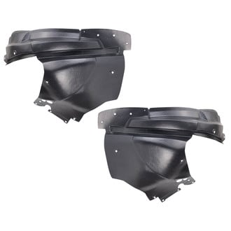 TRQ® - Front Driver and Passenger Side Fender Liner Set Rear Section