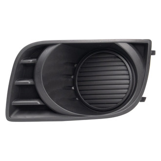 TRQ® - Black Driver Side Fog Light Cover