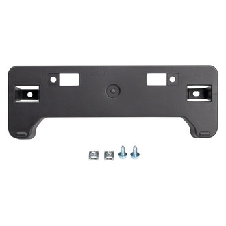 TRQ® - Black Front License Plate Bracket