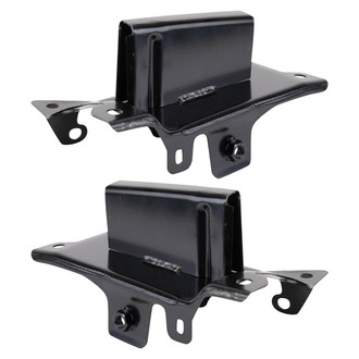 TRQ® - Front Outer Driver and Passenger Side Bumper Support Brackets