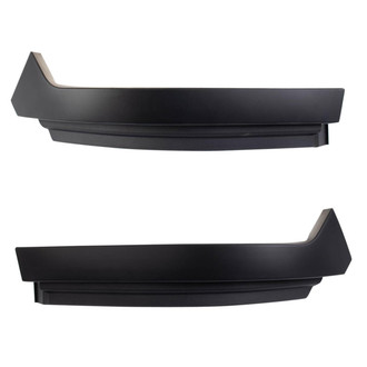 TRQ® - Front Upper Driver and Passenger Side Bumper Cover Moldings