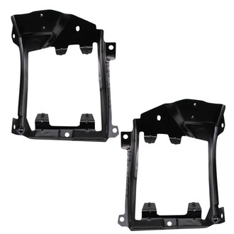 TRQ® - Front Outer Driver and Passenger Side Bumper Support Brackets