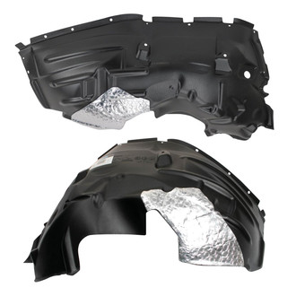 TRQ® - Front Driver and Passenger Side Fender Liner Set