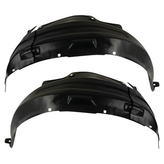 TRQ® - Front Driver and Passenger Side Fender Liner Set Rear Section