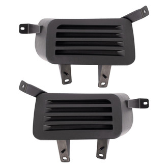 TRQ® - Black Front Fog Light Cover