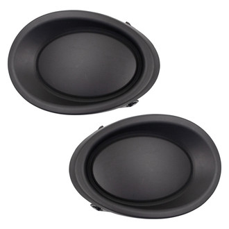 TRQ® - Front Driver and Passenger Side Fog Light Cover