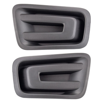 TRQ® - Front Driver and Passenger Side Fog Light Covers