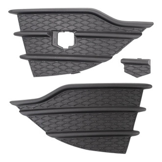 TRQ® - Front Driver and Passenger Side Fog Light Covers