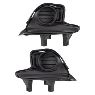 TRQ® - Front Driver and Passenger Side Fog Light Covers