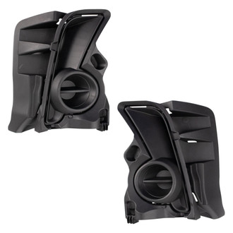TRQ® - Front Driver and Passenger Side Fog Light Cover