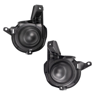 TRQ® - Front Driver and Passenger Side Fog Light Cover