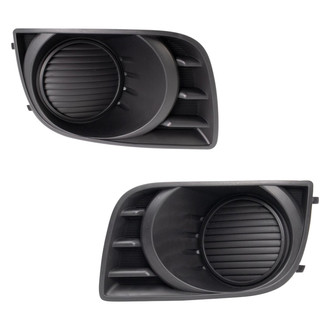 TRQ® - Front Driver and Passenger Side Fog Light Cover