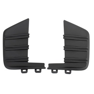 TRQ® - Front Outer Driver and Passenger Side Bumper Cover Moldings