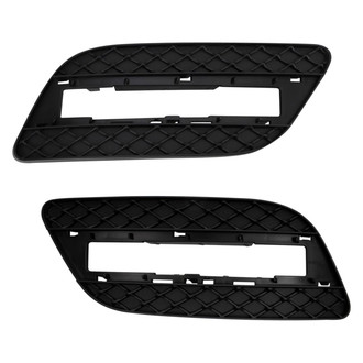 TRQ® - Front Outer Driver and Passenger Side Fog Light Bezel Set