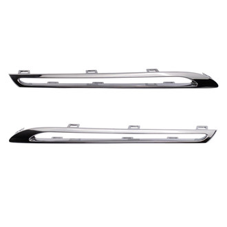TRQ® - Lower Driver and Passenger Side Grille Insert Set