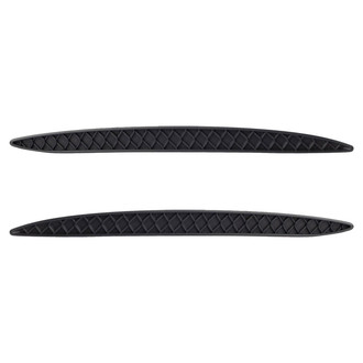 TRQ® - Rear Outer Driver and Passenger Side Bumper Cover Molding Set