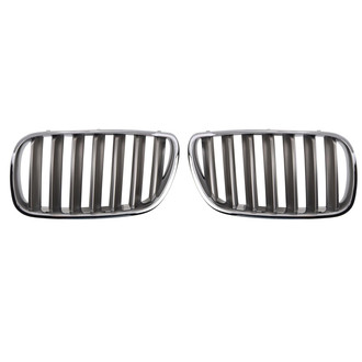 TRQ® - Upper Driver and Passenger Side Grille Set