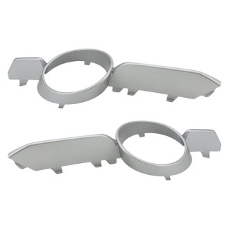 TRQ® - Front Driver and Passenger Side Fog Light Trim Set