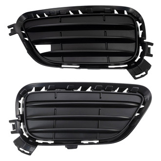 TRQ® - Front Outer Driver and Passenger Side Fog Light Covers