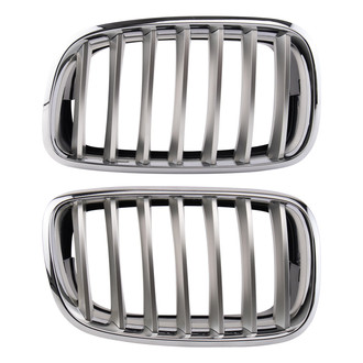 TRQ® - Upper Driver and Passenger Side Grille Set