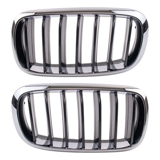 TRQ® - Upper Driver and Passenger Side Grille Set