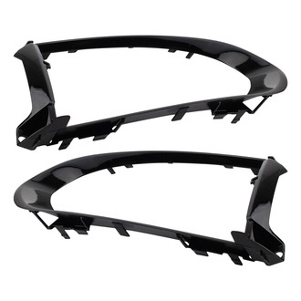 TRQ® - Front Outer Driver and Passenger Side Fog Light Covers